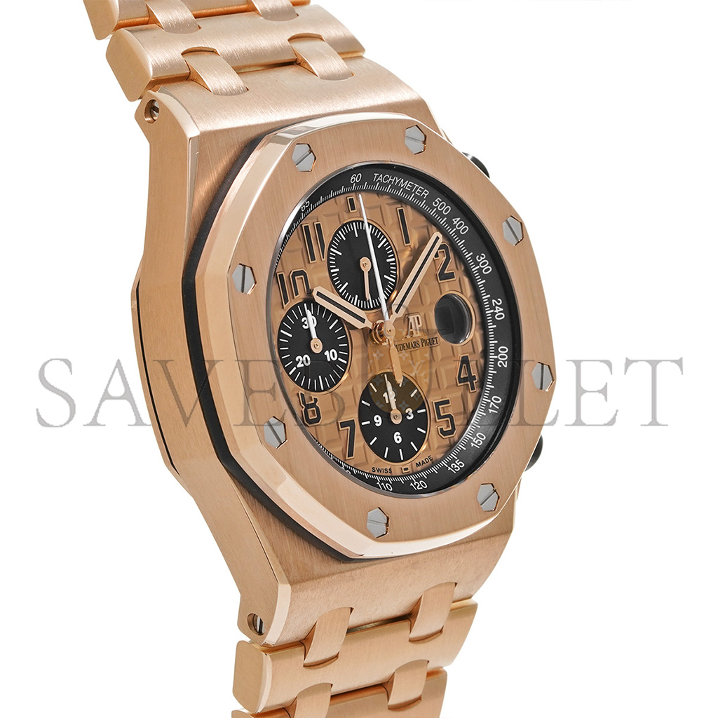 AUDEMARS PIGUET ROYAL OAK OFFSHORE ROSE GOLD 42MM WATCH 26470OR.OO.1000OR.01